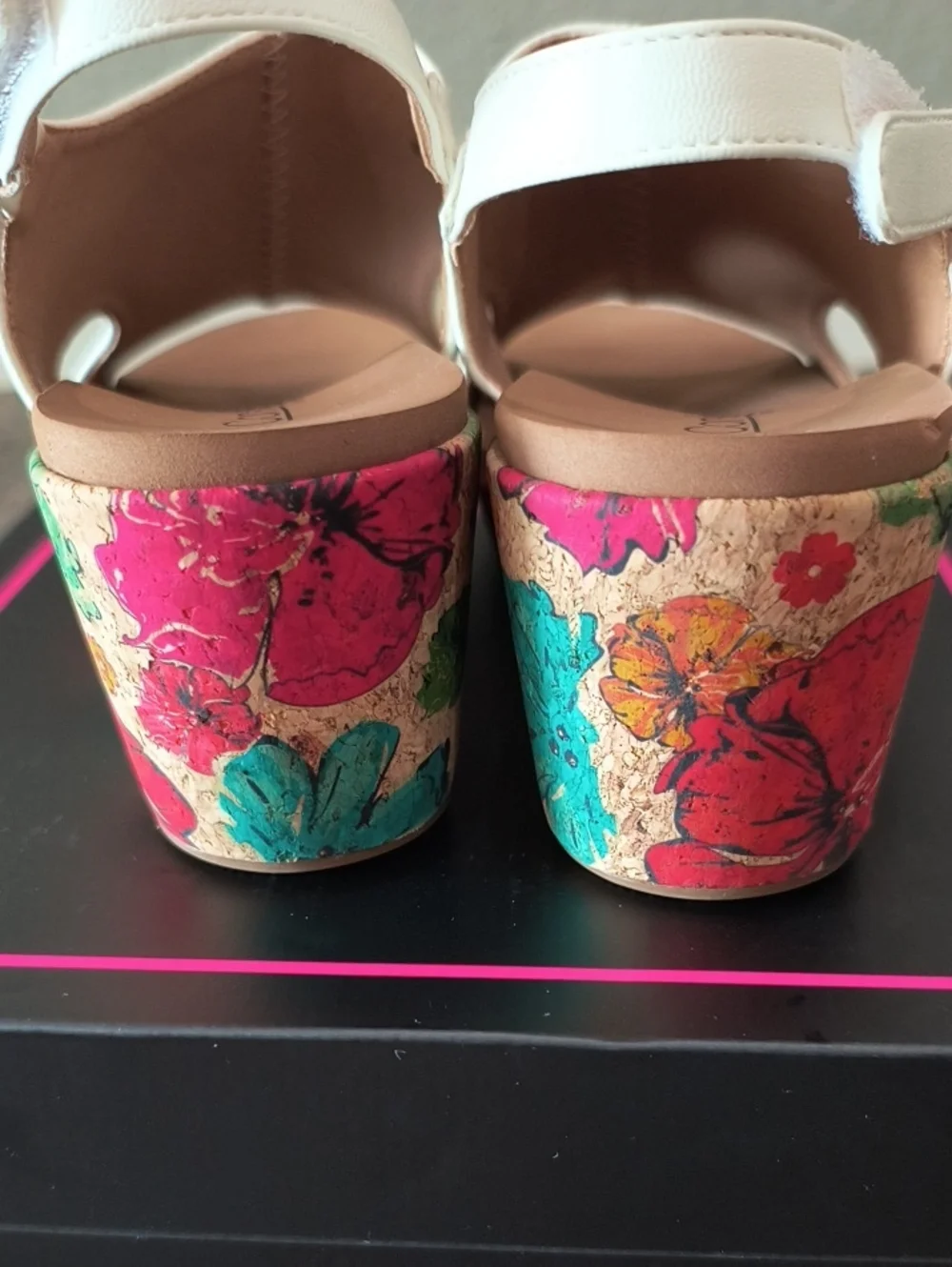 New Corkys Floral Wedges
